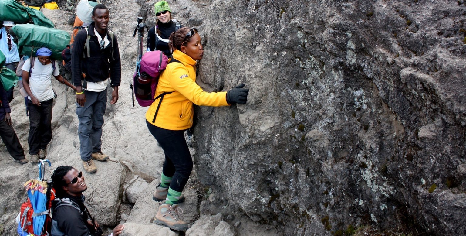 6-day Machame route - Barranco Wall