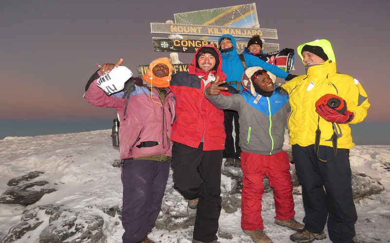 Summit 7 days Machame route Kilimanjaro climb