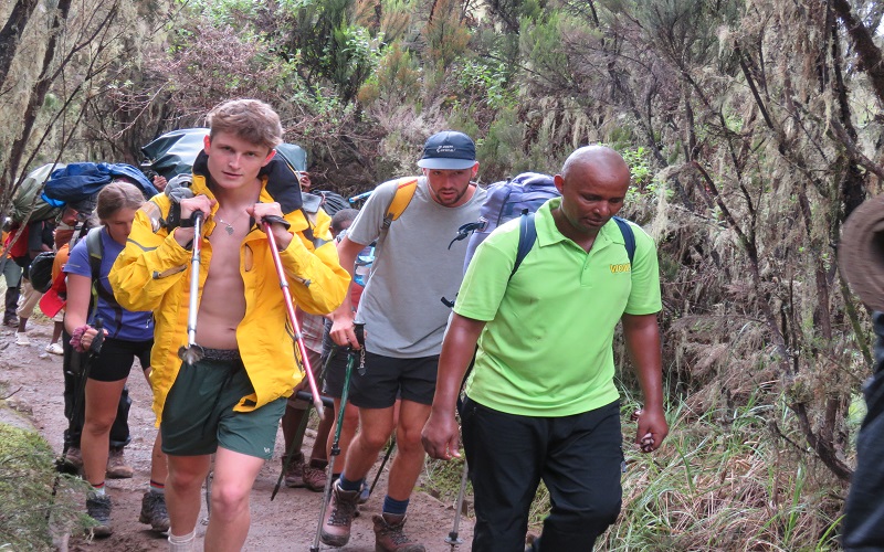 7 days Machame route Kilimanjaro climb